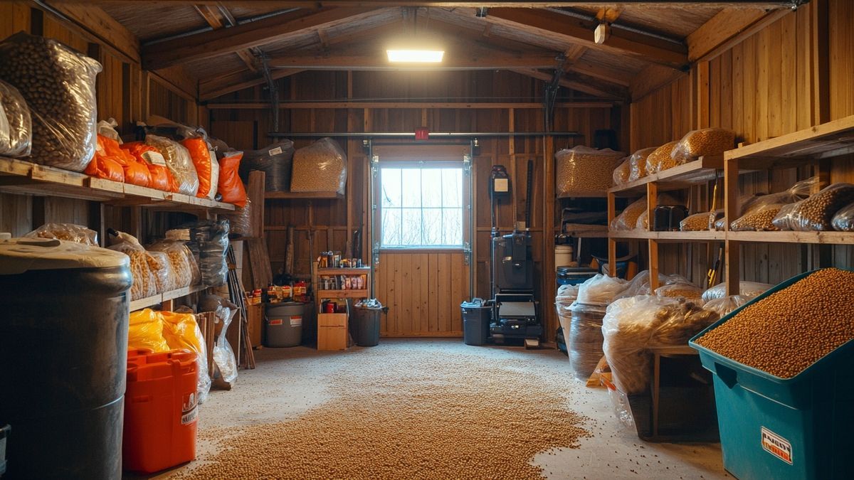 Comment stocker des pellets dans son garage