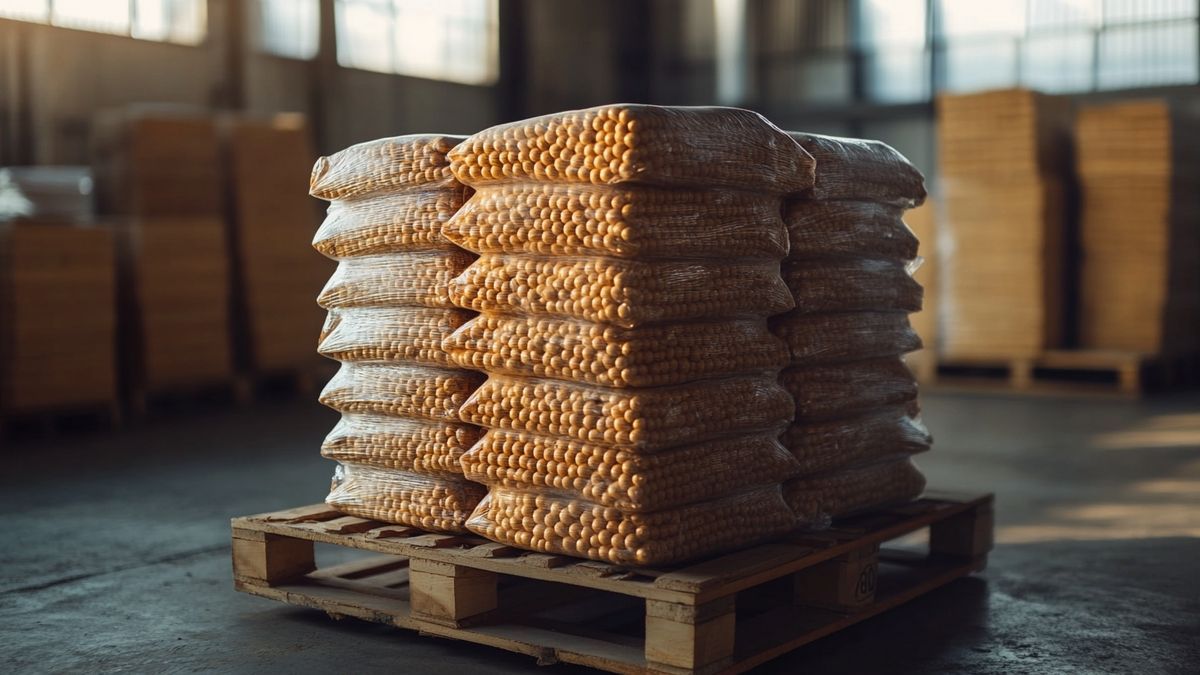 Combien de sacs de granulés peut-on empiler sur une palette ?